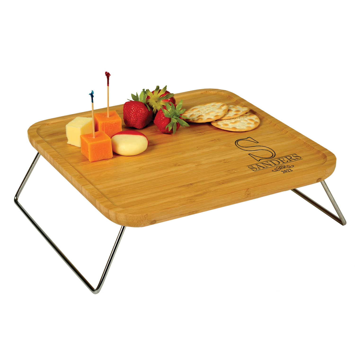 Bamboo Charcuterie Board / Folding Tray 